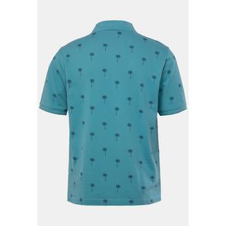 JP1880 Piqué Halbarm Poloshirt Alloverdruck  