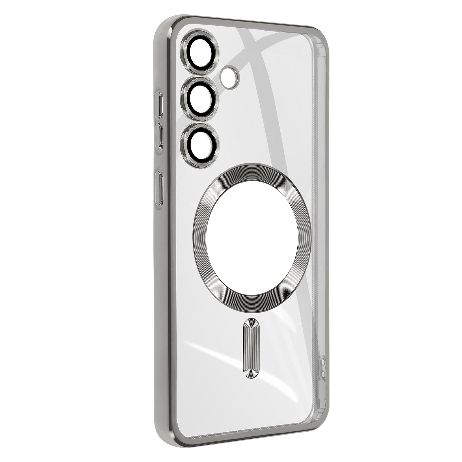 Avizar  Coque MagSafe Samsung S23 FE Argent 