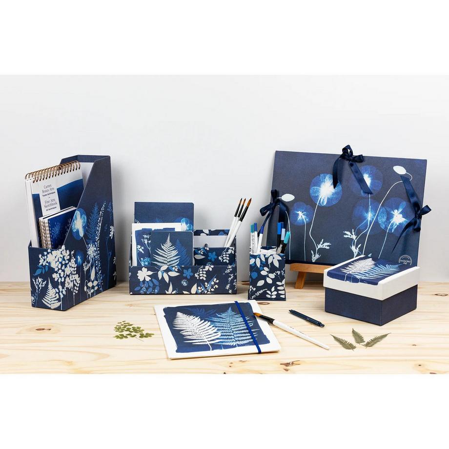 Clairefontaine Cyanotype, Chemise à élastique x4  