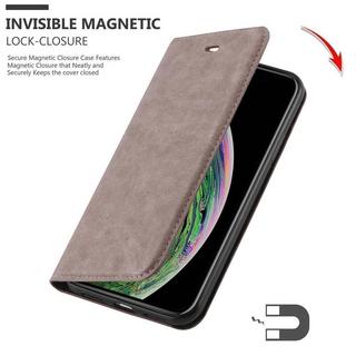 Cadorabo  Housse compatible avec Apple iPhone XS MAX - Coque de protection avec fermeture magnétique, fonction de support et compartiment pour carte 