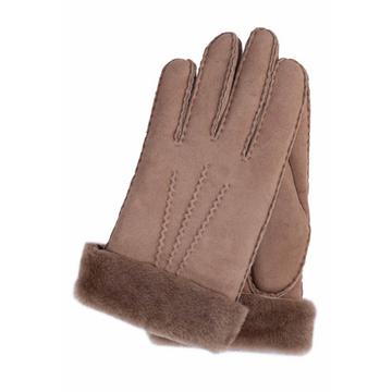 Gants cousus main "ILVY" en fourrure d'agneau mérinos