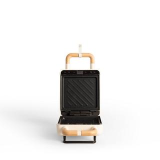 CREATE STONE 2 IN 1 COMPACT - Sandwich et gaufrier avec plaques interchangeables vanille  