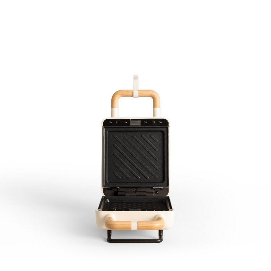 CREATE STONE 2 IN 1 COMPACT - Sandwich- und Waffeleisen mit austauschbaren Tellern vanille  
