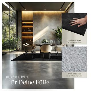 Tectake Kurzflorteppich Soft Zone verschiedene Größen und Farben flauschige Oberfläche  