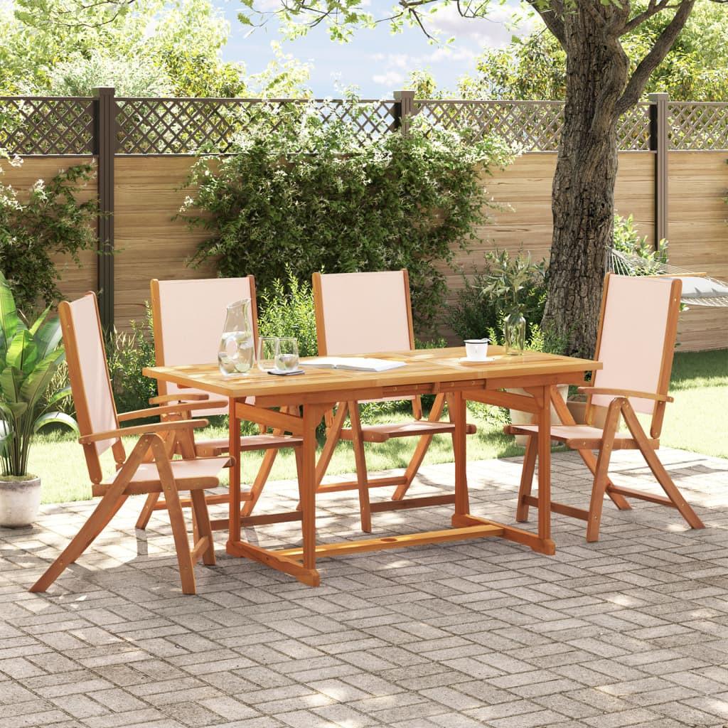 VidaXL set da pranzo da giardino Legno di acacia  