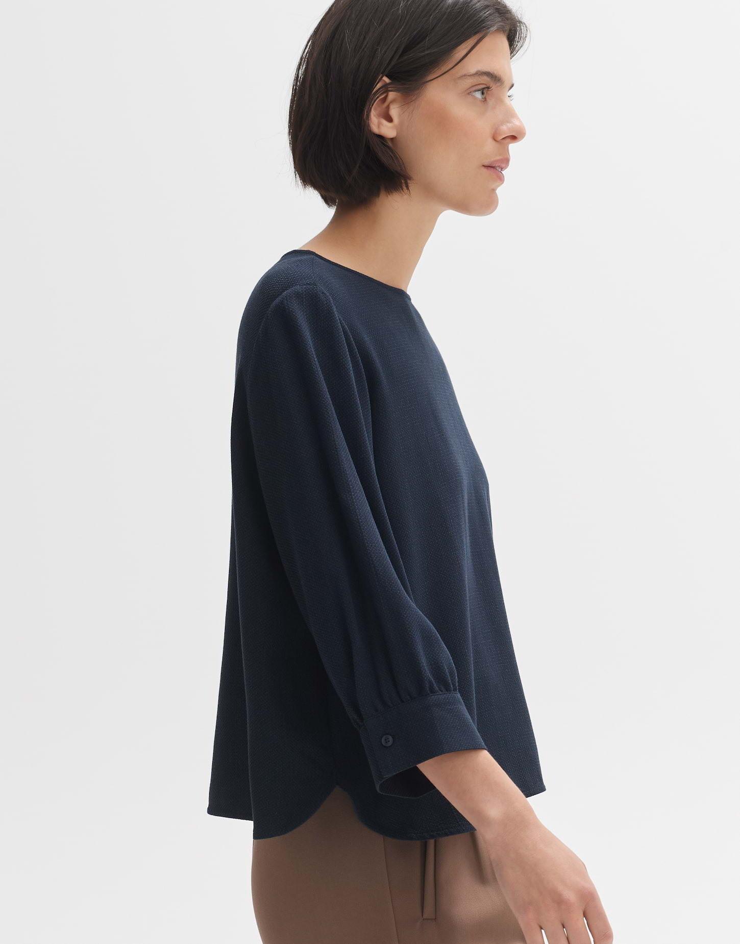 OPUS  Shirtbluse Fuketa Boxy Silhouette 