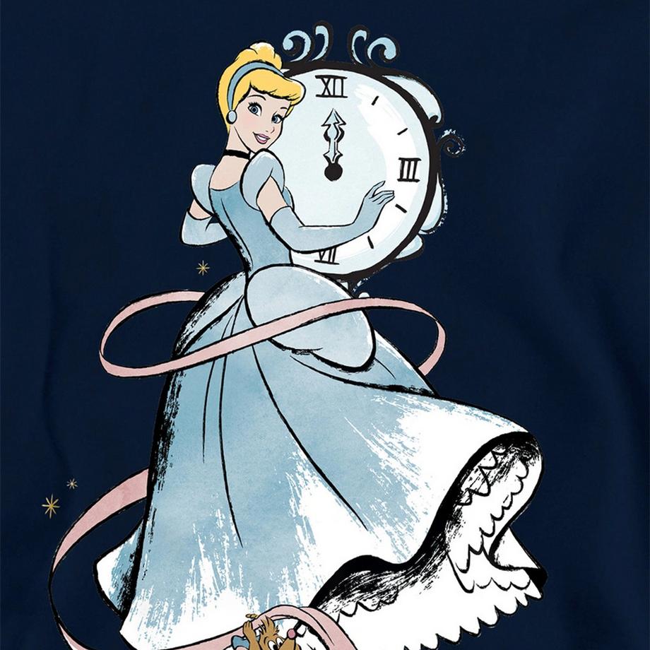 Cinderella  Sweat À Capuche Motif Jaq Et Gus Clock Strikes Twelve 