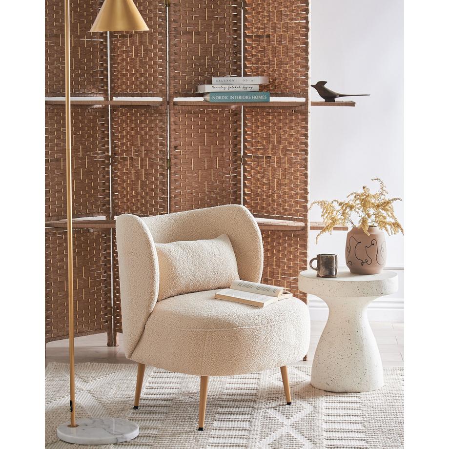 Beliani Sessel aus Bouclé Retro OTSBY II  