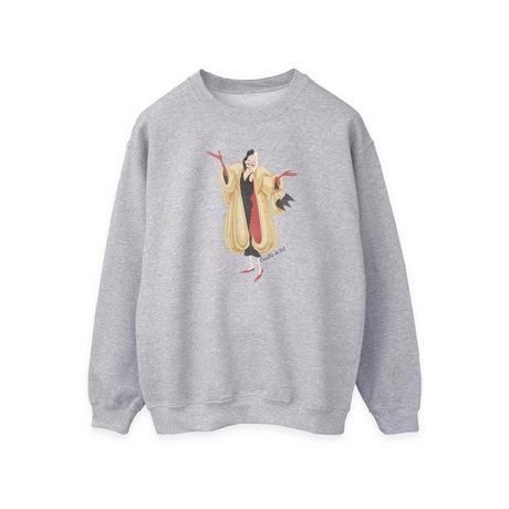 101 Dalmatians Sweatshirt Classique Imprimé Cruella de Vil  