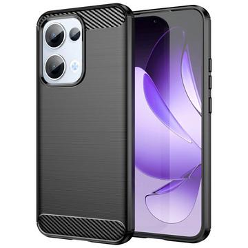 OPPO Reno13  - Cover in look metallo carbonio