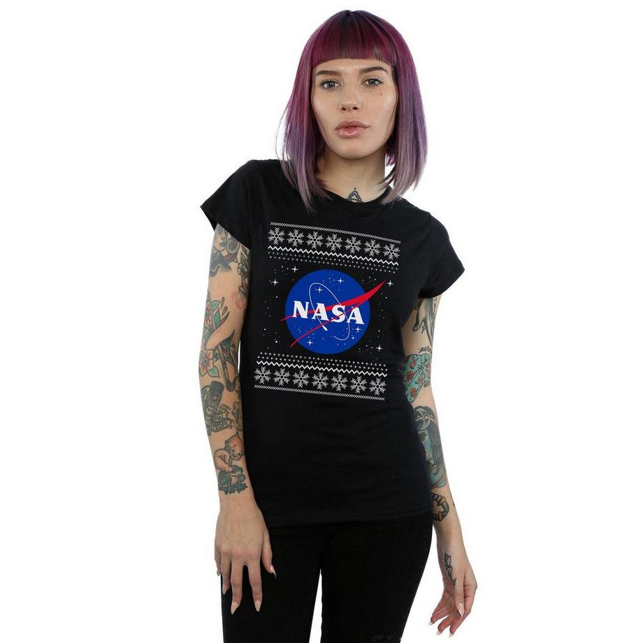Nasa Christmas Snowflake T-Shirt  
