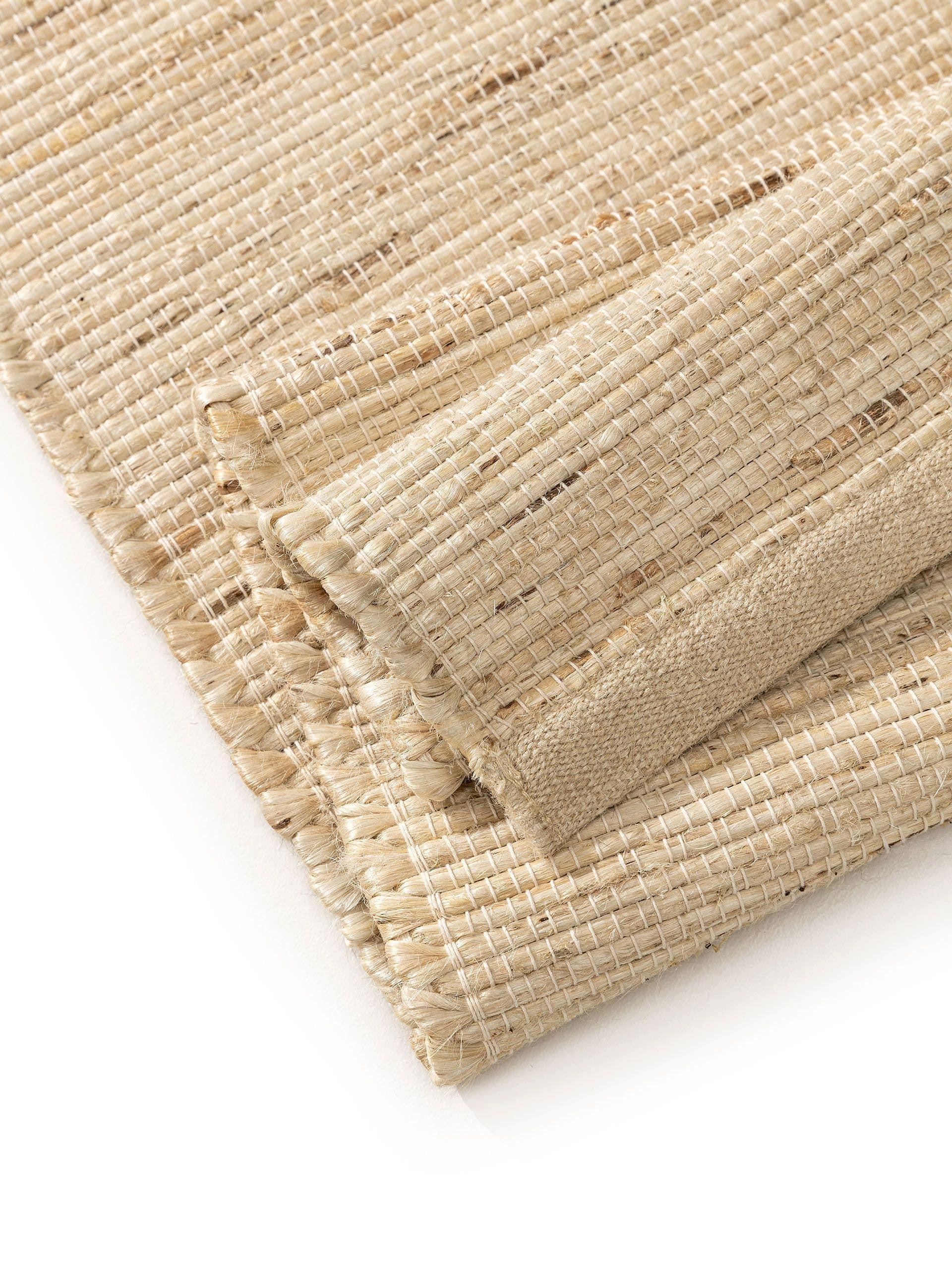 Benuta Tapis de jute Idris Crème  