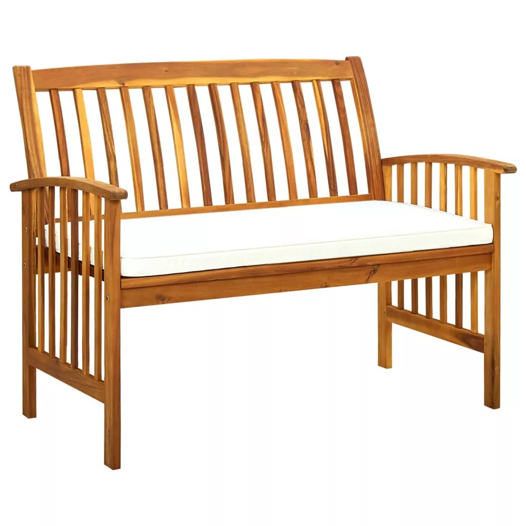 VidaXL - panca Legno di acacia, One Size, Blanco
