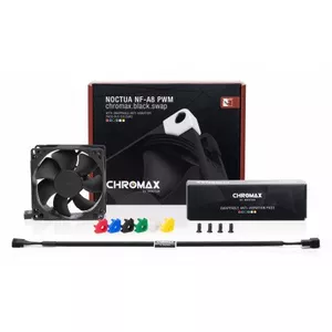 NF-A8 PWM CH.BK.S système de refroidissement d’ordinateur Boitier PC Ventilateur 8 cm Noir