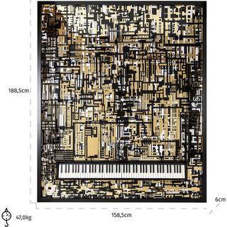 mutoni Bild Wall Art Piano Wibi 158x188  