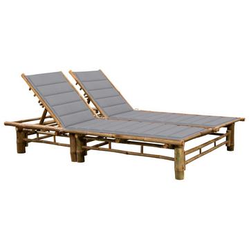 Chaise longue bambou