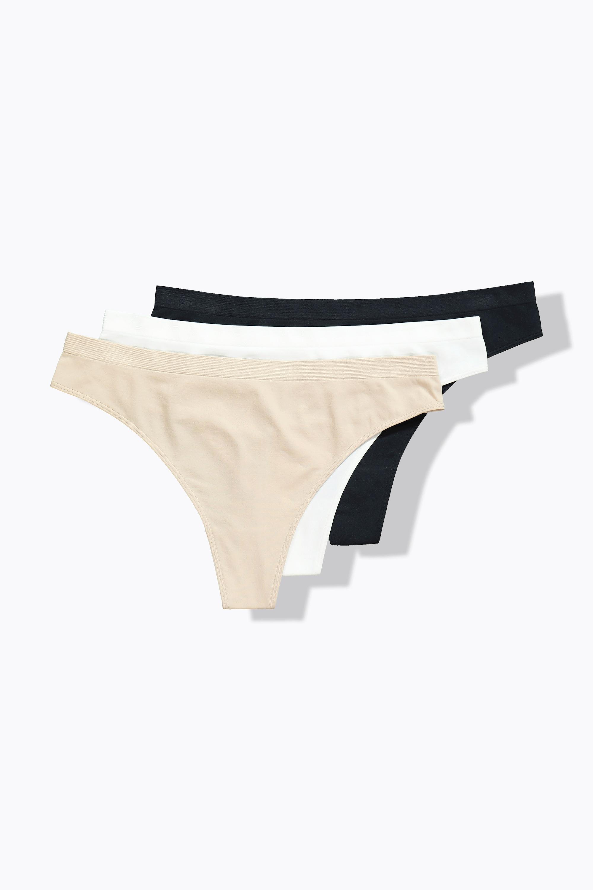 Ulla Popken String sans couture Lot de 3  