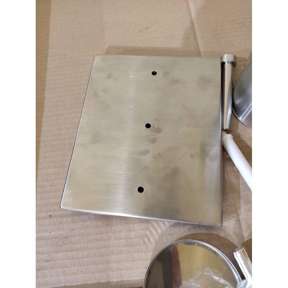 Zeller Present Toilettengarnitur Edelstahl 22x18x76cm  