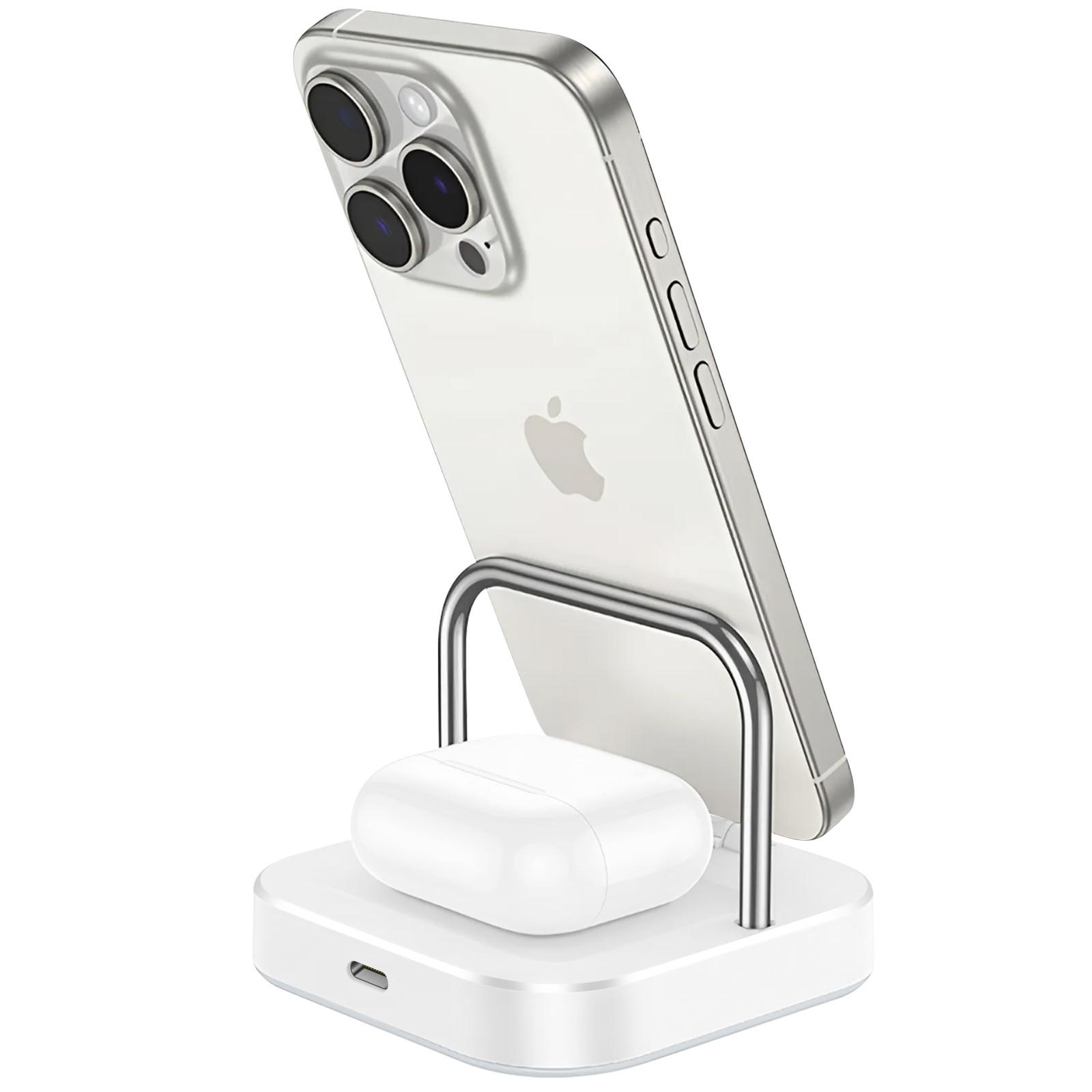 Avizar  Stazione ricarica USB-C wireless per smartphone, Apple Watch, cuffie 