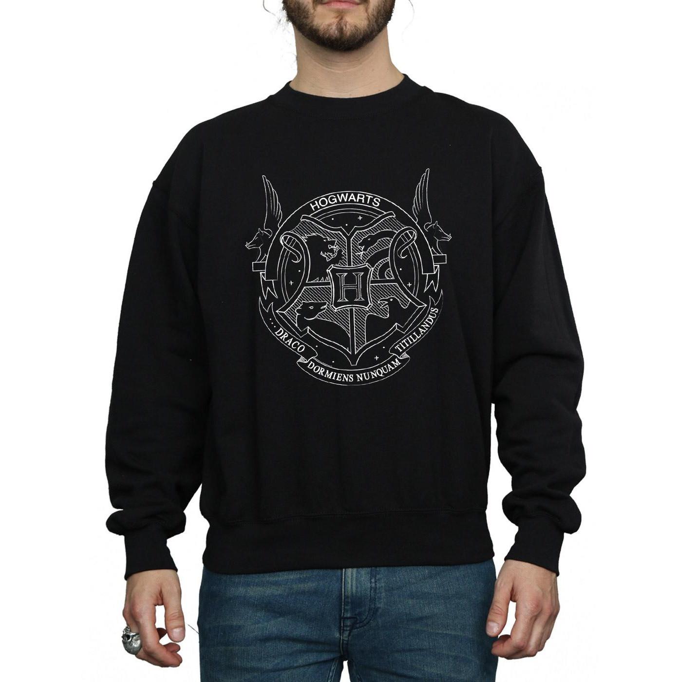 Harry Potter Hogwarts Wappen Regular Fit Sweatshirt  