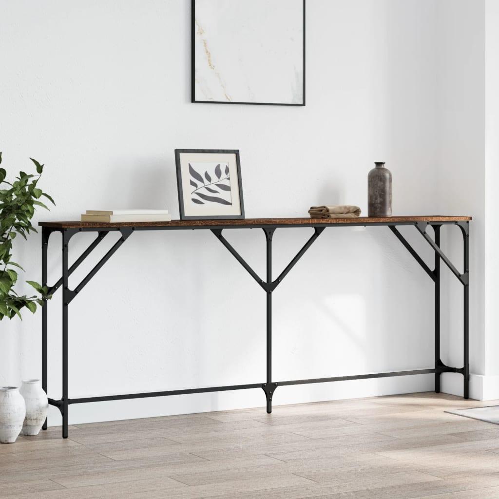 VidaXL Table console bois d'ingénierie  