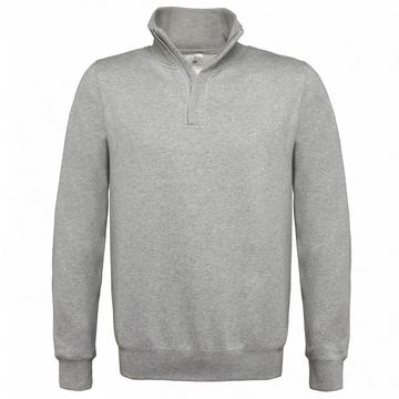 B&C Sweatshirt mit Reißverschluss bis zur Brust ID.004