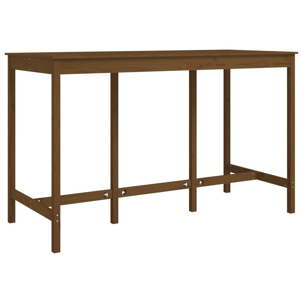 VidaXL Table de bar bois  