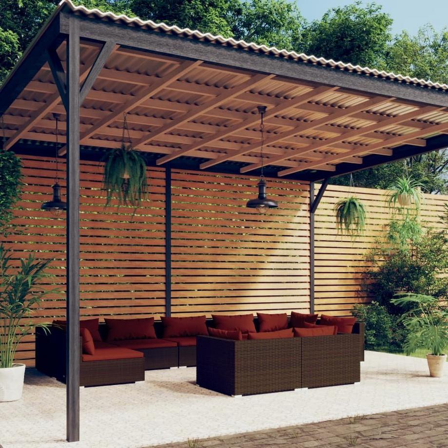 VidaXL Garten-lounge-set poly-rattan  