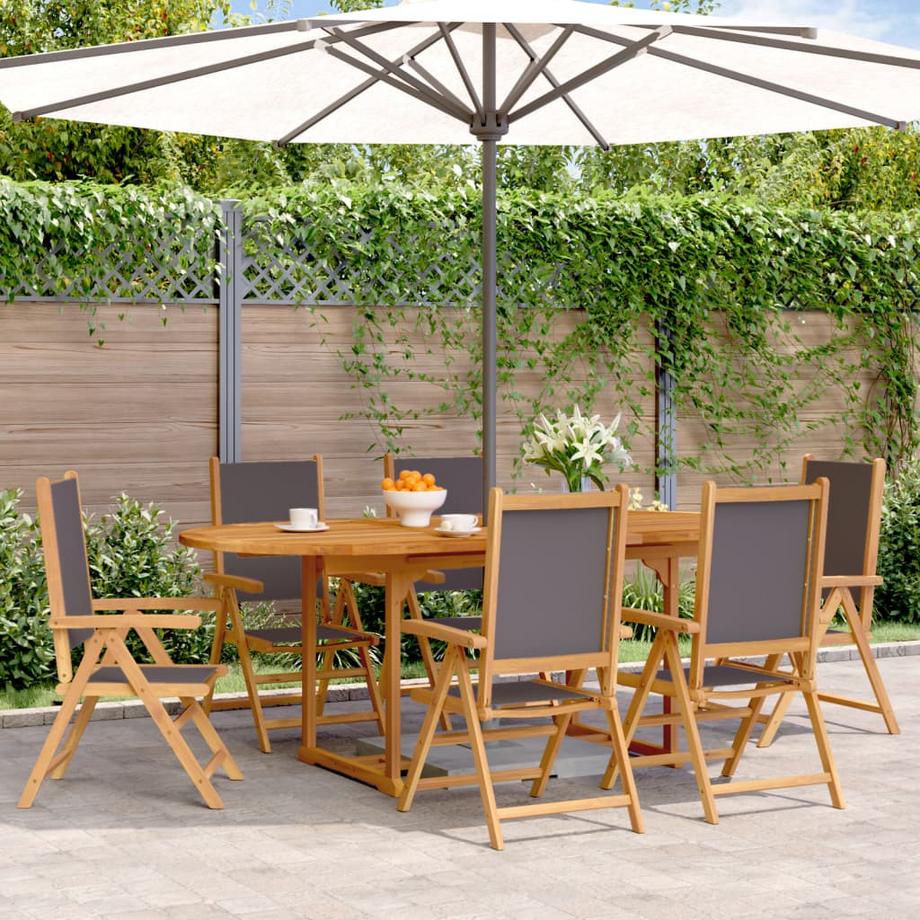 VidaXL set da pranzo da giardino Legno di acacia  