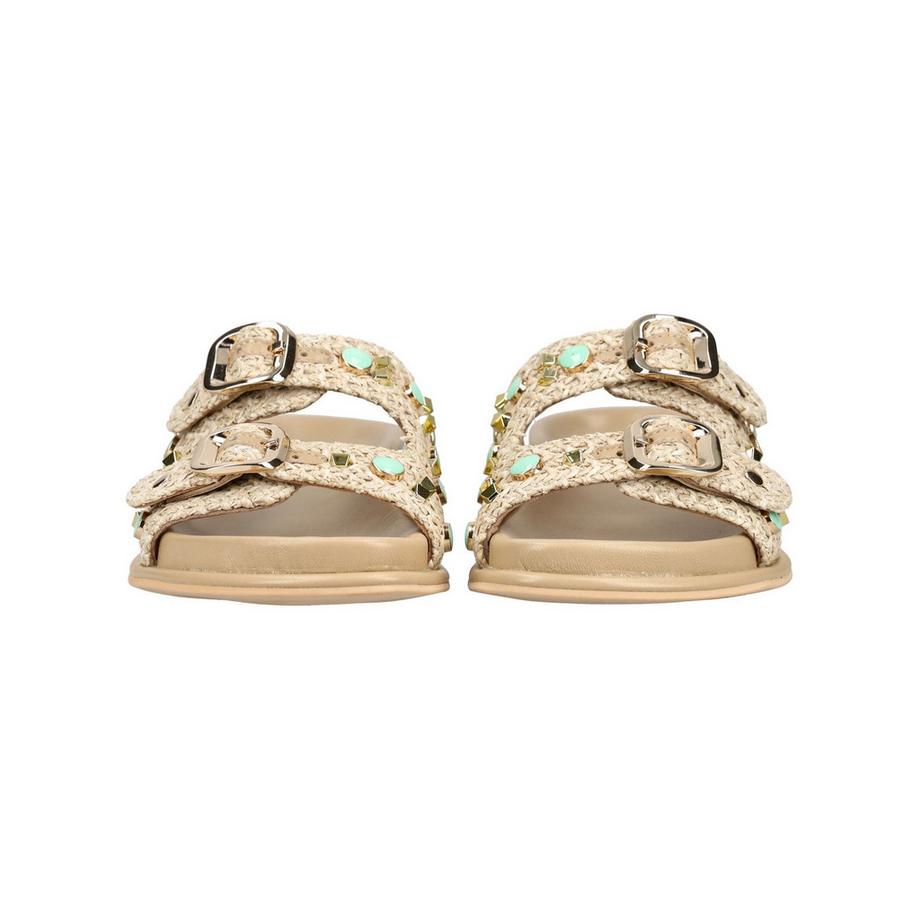 Alma En Pena Sandali slip-on intrecciati con fibbie  