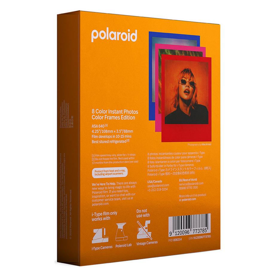 Polaroid  8 Films Photo i-Type Finition Brillante 
