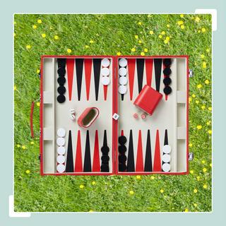 Northio  Borsa rossa per il backgammon 