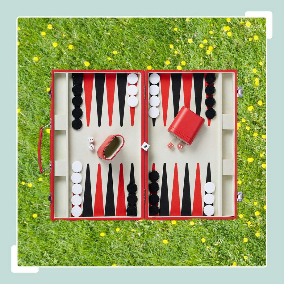 Northio  Rote Backgammon-Tasche 