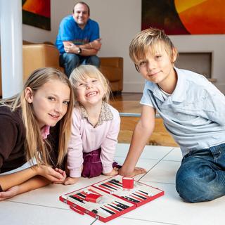 Northio  Borsa rossa per il backgammon 