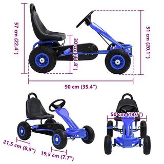 VidaXL  Pedal go-kart eisen 