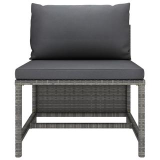 VidaXL Mittelsofa poly-rattan  