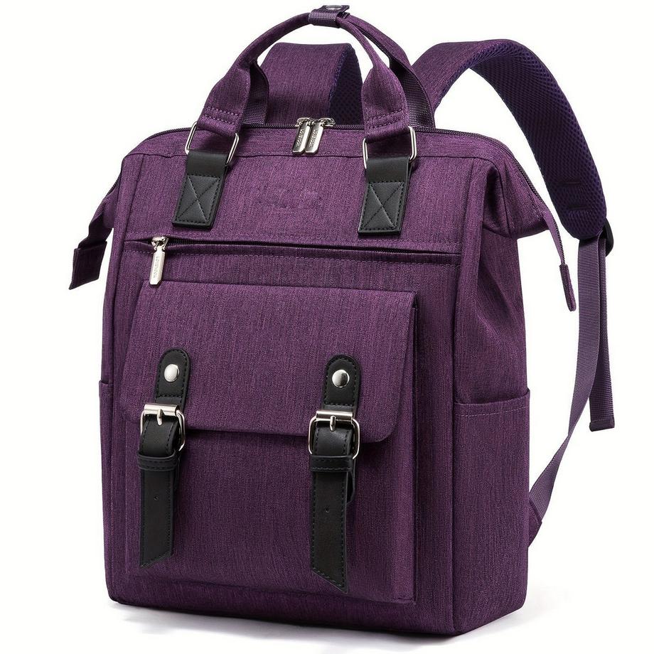 Sac à dos élégant pour petit ordinateur portable - Sac de jour à la mode pour le collège avec sangles réglables, fermeture à glissière durable, compartiments spacieux