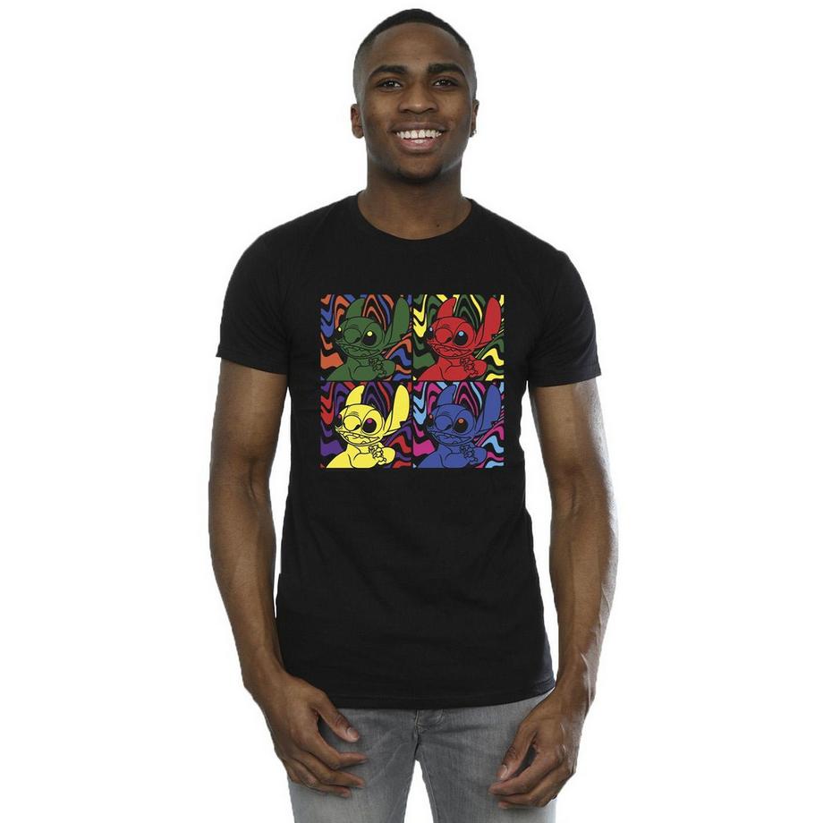 Disney Stitch Pop Art Print T-Shirt  