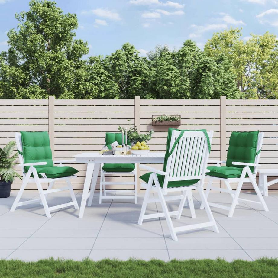 VidaXL cuscino per sedia con schienale basso Tessuto  