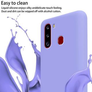 Cadorabo  Chaîne de téléphone portable compatible avec Samsung Galaxy A21 - Coque de protection en silicone avec cordelette réglable 