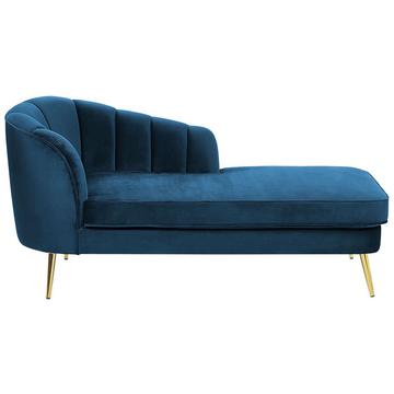 Chaiselongue aus Samtstoff Glamourös ALLIER