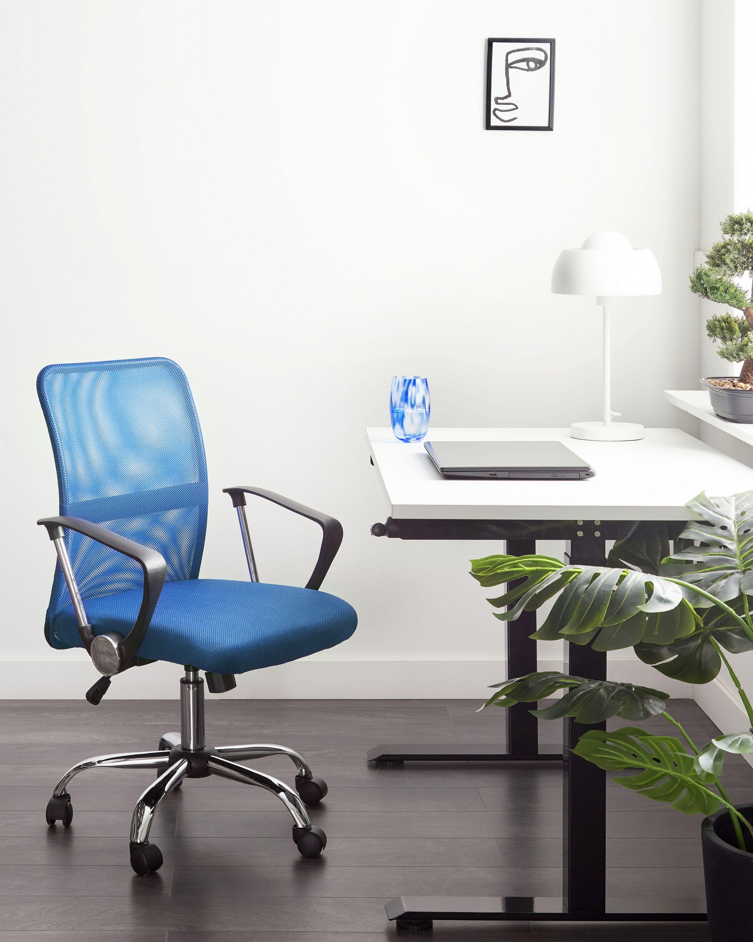 Beliani Chaise de bureau en Tissu maillé Minimaliste BEST  