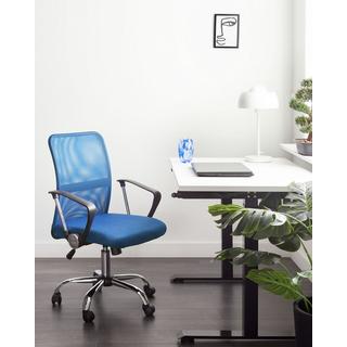 Beliani Chaise de bureau en Tissu maillé Minimaliste BEST  