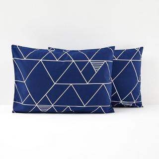 SO'HOME Odin Taie d'oreiller Motif Géométrique  