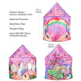 Activity-board Tenda da gioco unicorno per bambini con borsa per il trasporto  