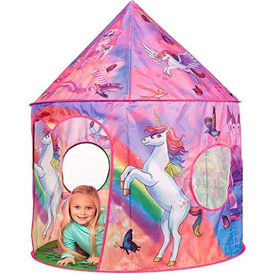 Activity-board Einhorn Kinder Spielzelt mit Tragetasche  