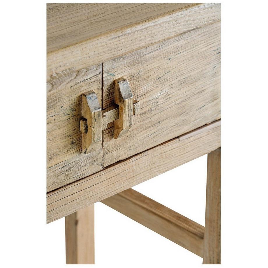 Blanc d'Ivoire Konsolentisch Bao recyceltes Ulmenholz natur 145  