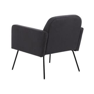 Beliani Sessel aus Samtstoff Modern NARKEN  