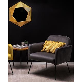 Beliani Sessel aus Samtstoff Modern NARKEN  
