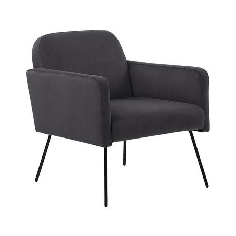 Beliani Sessel aus Samtstoff Modern NARKEN  